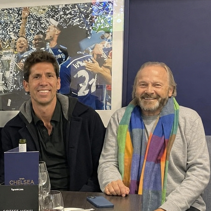 Bob Myers with Max Lewinsohn